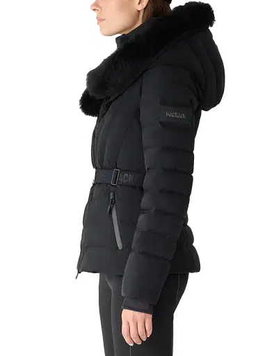 Mackage Women's Elita Belted Down Ski Jacket - Black - Size XL | Thumbnail 4 Mackage Women's Elita Belted Down Ski Jacket - Black - Size XL | Thumbnail 4