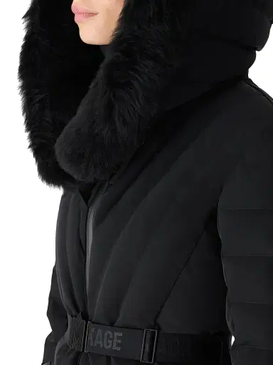Mackage Women's Elita Belted Down Ski Jacket - Black - Size XL | Thumbnail 6 Mackage Women's Elita Belted Down Ski Jacket - Black - Size XL | Thumbnail 6