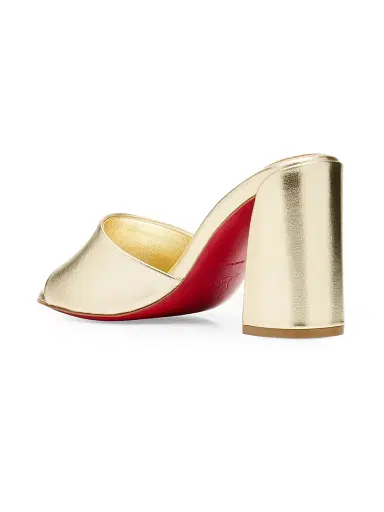Christian Louboutin Women's Jane 85MM Mule Sandals - Platine | Thumbnail 2