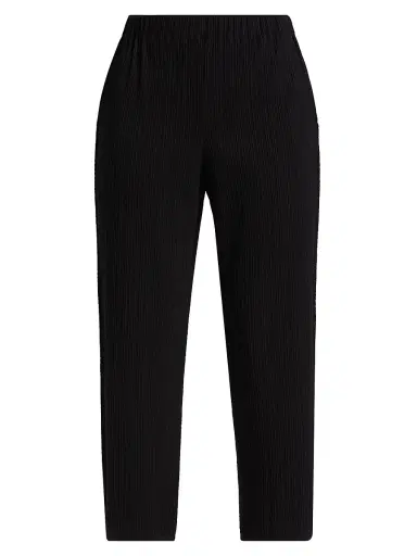 Pleats Please Issey Miyake Women's A-Poc Shell Pants - Black | Thumbnail 1 Pleats Please Issey Miyake Women's A-Poc Shell Pants - Black | Thumbnail 1