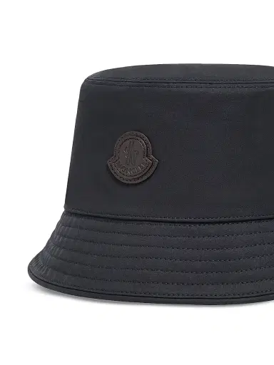 Moncler Men's Bucket Hat in Cotton Blend | Thumbnail 2