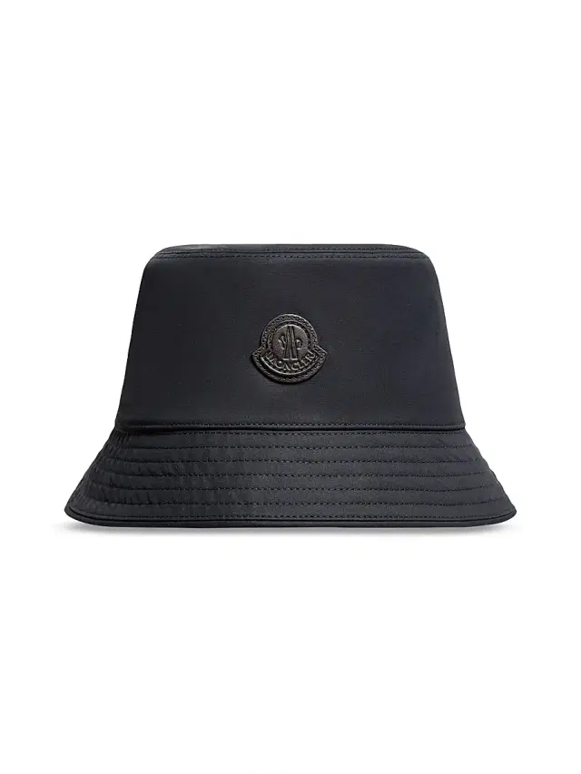 Moncler Men's Bucket Hat in Cotton Blend - Navy Blue