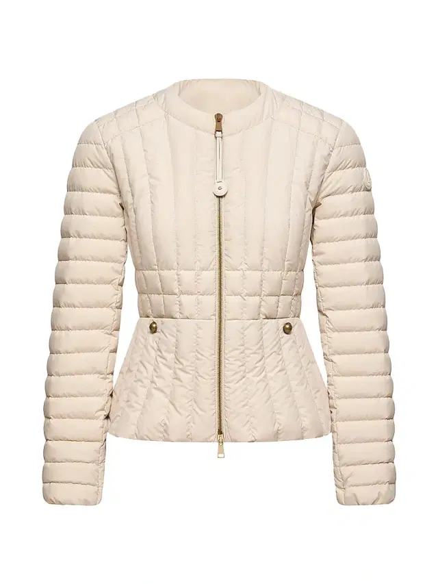 Women's Menthe Puffer Coat - Light Beige