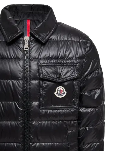 Moncler Little Boy's and Boy's Mourillon Puffer Shacket - Black - Size 14 | Thumbnail 3 Moncler Little Boy's and Boy's Mourillon Puffer Shacket - Black - Size 14 | Thumbnail 3