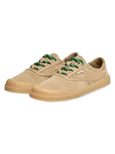 Moncler Women's Vera Leisure Sneakers in Suede - Beige - Size 10 | Thumbnail 2