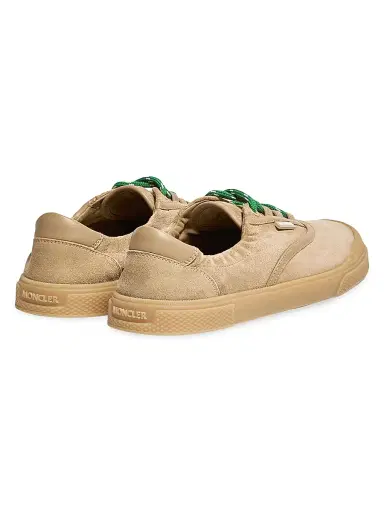 Moncler Women's Vera Leisure Sneakers in Suede - Beige - Size 10 | Thumbnail 3
