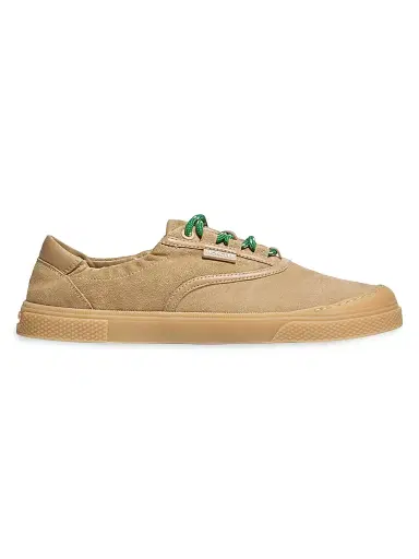 Moncler Women's Vera Leisure Sneakers in Suede - Beige - Size 10 | Thumbnail 1
