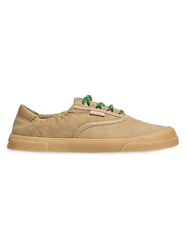 Moncler Women's Vera Leisure Sneakers in Suede - Beige