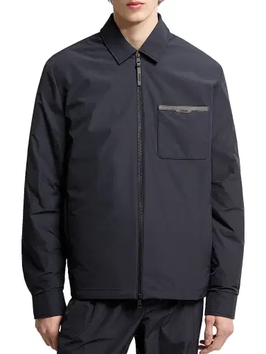 Moncler Men's Tollymore Puffer Shacket - Navy Blue - Size XXXL | Thumbnail 2