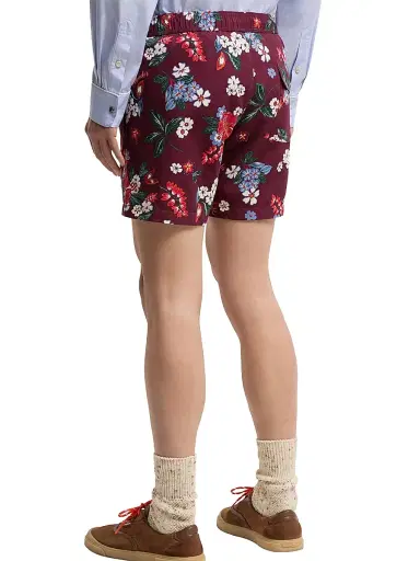 Moncler Men's Swim Trunks - Burgundy - Size XXL | Thumbnail 3 Moncler Men's Swim Trunks - Burgundy - Size XXL | Thumbnail 3