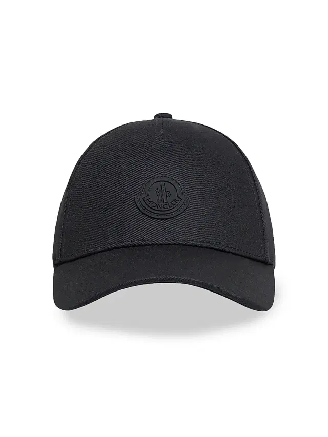 Moncler Women's Baseball Hat in Cotton Gabardine - Black