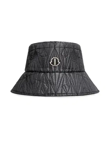 Moncler Women's + Rick Owens Down-Filled Bucket Hat | Thumbnail 1 Moncler Women's + Rick Owens Down-Filled Bucket Hat | Thumbnail 1