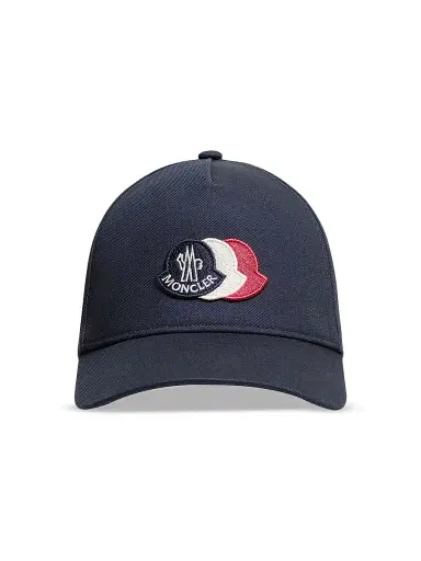 Moncler Boy's Baseball Hat in Cotton | Thumbnail 1 Moncler Boy's Baseball Hat in Cotton | Thumbnail 1