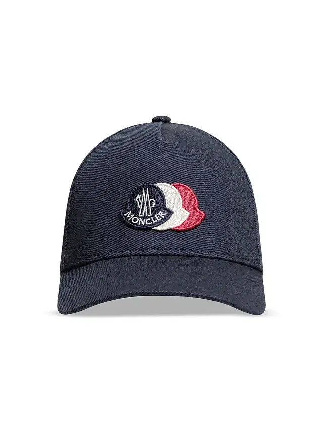 Moncler Boy's Baseball Hat in Cotton - Navy Blue