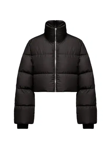 Moncler Women's + Rick Owens Cyclopic Puffer Jacket - Black - Size XS | Thumbnail 1