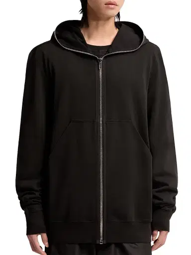 Moncler Men's + Rick Owens Ziplock Hooded Sweatshirt in Cotton | Thumbnail 2 Moncler Men's + Rick Owens Ziplock Hooded Sweatshirt in Cotton | Thumbnail 2