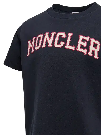 Moncler Little Boy's & Boy's Crew Neck T-Shirt in Cotton | Thumbnail 3
