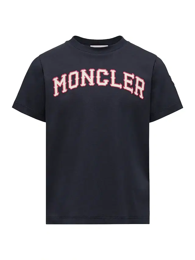 Moncler Little Boy's & Boy's Crew Neck T-Shirt in Cotton - Navy Blue