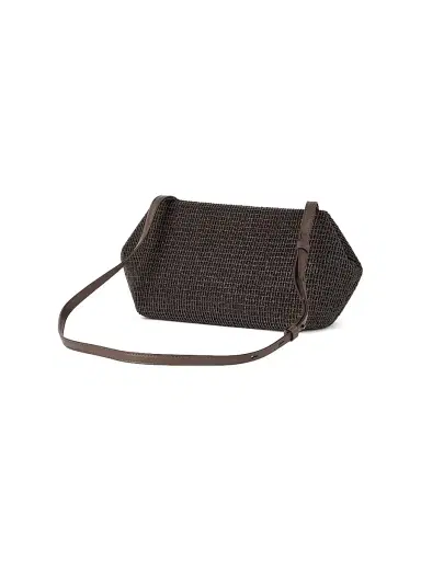 Brunello Cucinelli Women's Precious Pouch Bag - Pine Cone Brown | Thumbnail 4 Brunello Cucinelli Women's Precious Pouch Bag - Pine Cone Brown | Thumbnail 4
