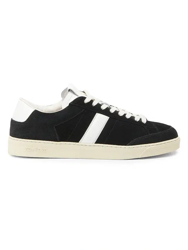 Men's Blake Leather Low-Top Sneakers - Black Cream