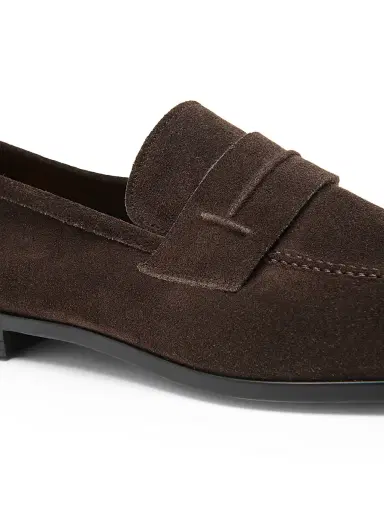 Tom Ford Men's Sean Suede Loafers - Coffee - Size 8.5 | Thumbnail 5