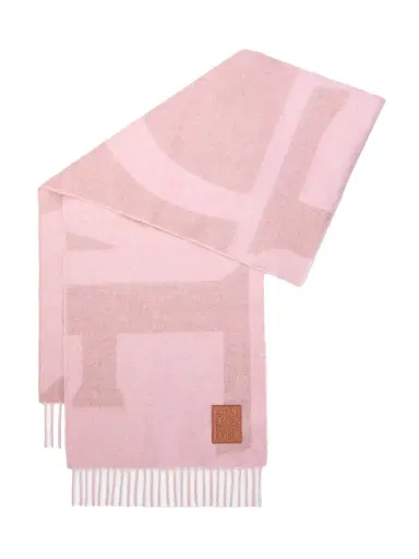 Loewe Women's Logo Cashmere Scarf | Thumbnail 1 Loewe Women's Logo Cashmere Scarf | Thumbnail 1