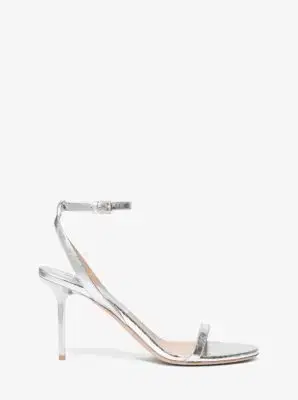 Michael Kors Collection Gwyneth Metallic Snake Embossed Leather Sandal | Thumbnail 3