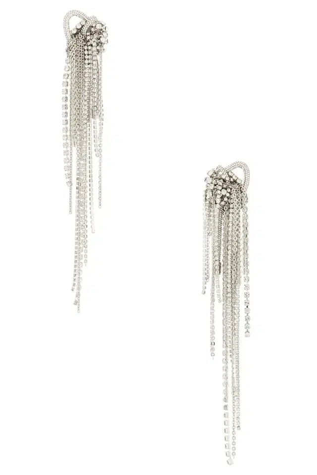 Long Messy Chain Earrings