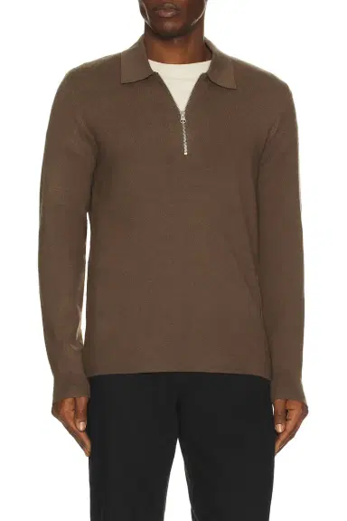 SAMSOE SAMSOE Guna Half Zip Sweater | Thumbnail 1