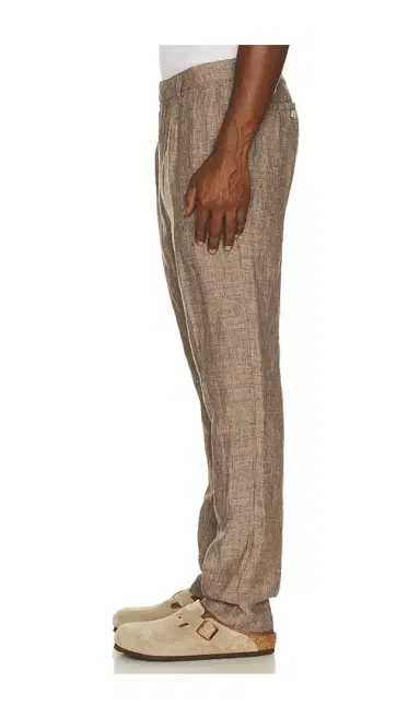 Onia Linen Tapered Pleated Trouser | Thumbnail 2 Onia Linen Tapered Pleated Trouser | Thumbnail 2