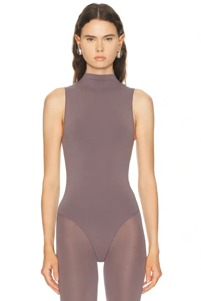 SWEDISH STOCKINGS Idun Mockneck Sleeveless Bodysuit