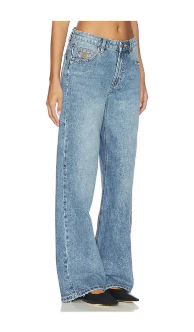 One Teaspoon Jackson Mid Waist Wide Leg Jeans | Thumbnail 2