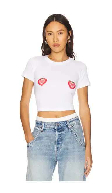 Lovers and Friends Strawberry Hearts Tee | Thumbnail 1 Lovers and Friends Strawberry Hearts Tee | Thumbnail 1