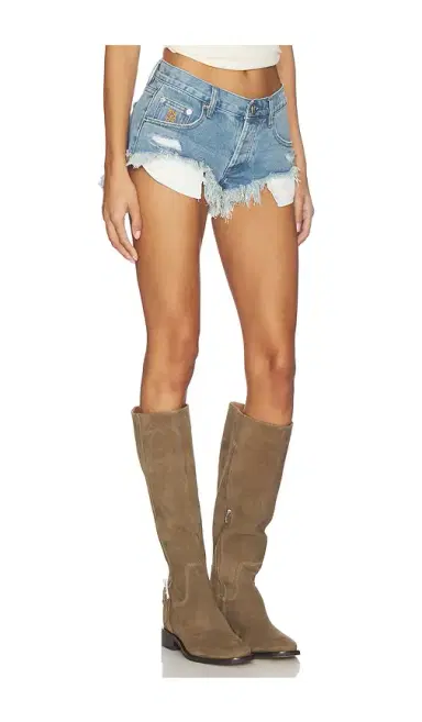 One Teaspoon Micro Dukes Low Waist Shorts | Thumbnail 2