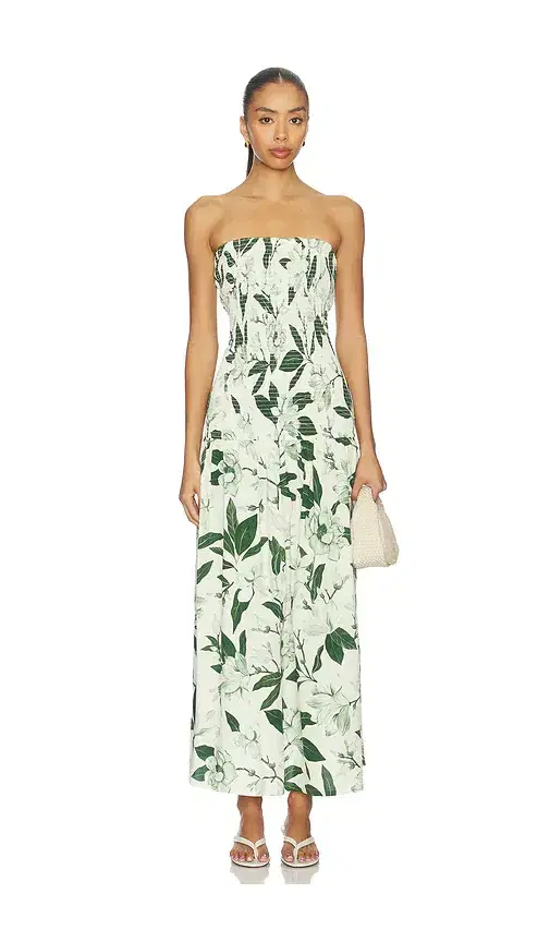 Verandah Smocked Summer Maxi Dress