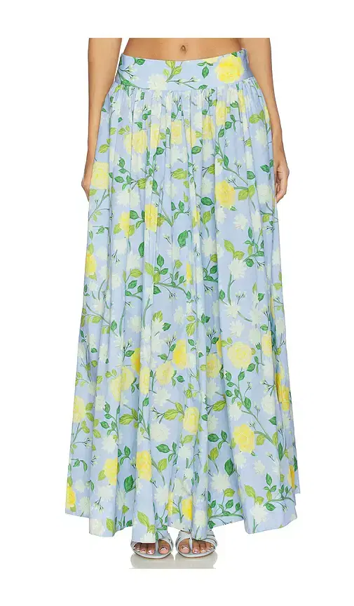 Verandah Paneled Maxi Skirt