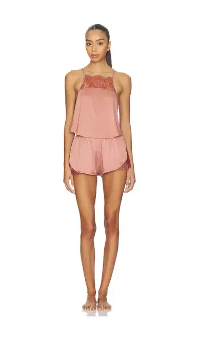 Lunya Washable Silk Lace Cami Short Set | Thumbnail 1