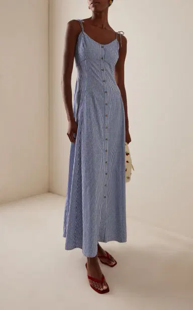 Rosie Assoulin High Garden Striped Maxi Dress | Thumbnail 2 Rosie Assoulin High Garden Striped Maxi Dress | Thumbnail 2
