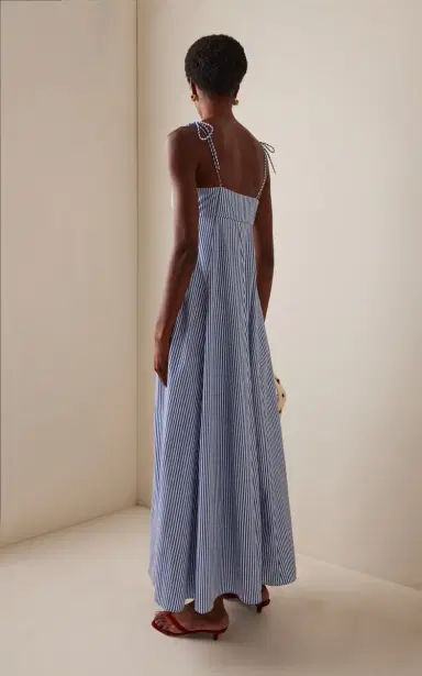 Rosie Assoulin High Garden Striped Maxi Dress | Thumbnail 4 Rosie Assoulin High Garden Striped Maxi Dress | Thumbnail 4