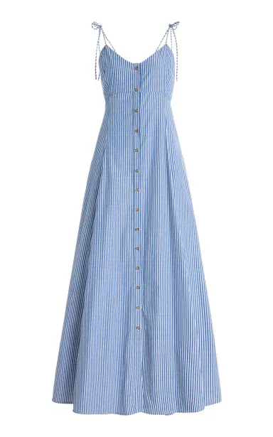 Rosie Assoulin High Garden Striped Maxi Dress | Thumbnail 8 Rosie Assoulin High Garden Striped Maxi Dress | Thumbnail 8