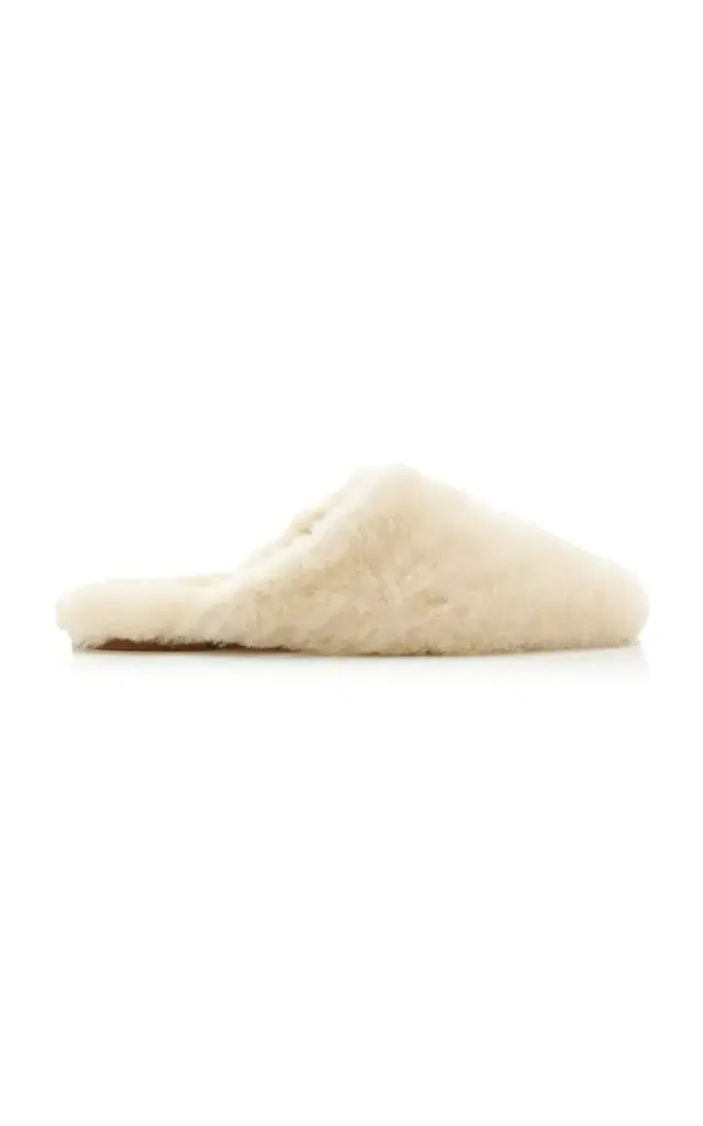 Aeyde Rega Shearling Mules