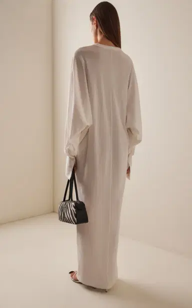 DARKPARK Frida Cuffed Cotton-Jersey Maxi Dress | Thumbnail 4