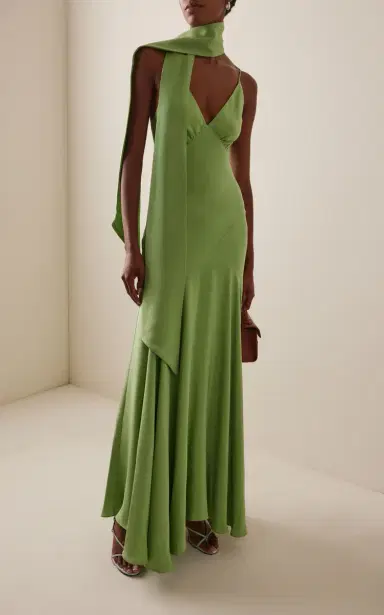 Rodarte Exclusive Silk Crepe Bias Maxi Dress | Thumbnail 2