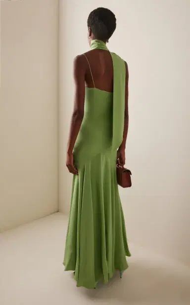 Rodarte Exclusive Silk Crepe Bias Maxi Dress | Thumbnail 4