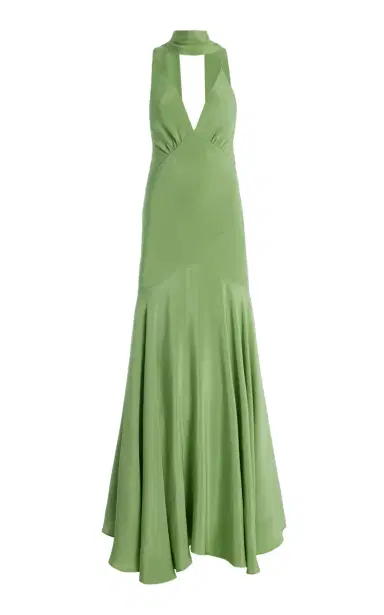 Rodarte Exclusive Silk Crepe Bias Maxi Dress | Thumbnail 7