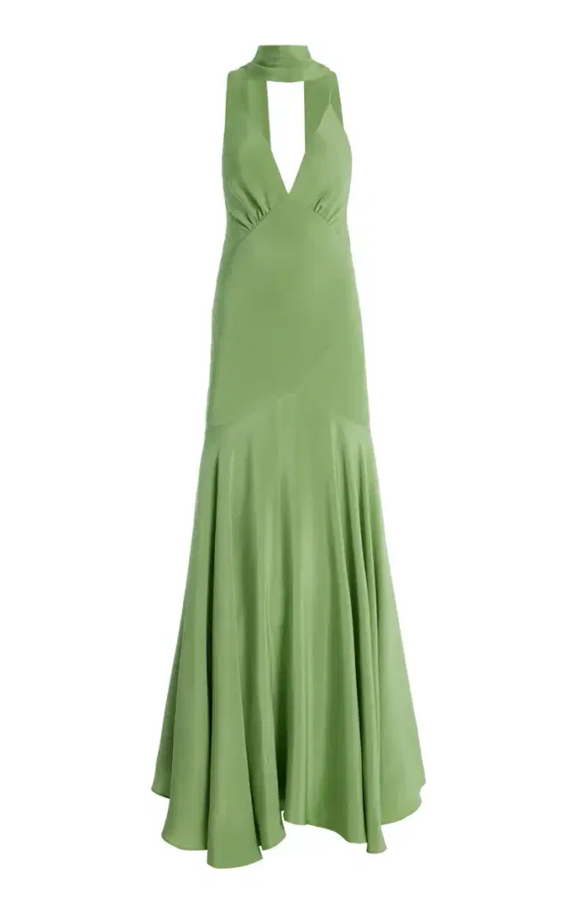 Rodarte Exclusive Silk Crepe Bias Maxi Dress