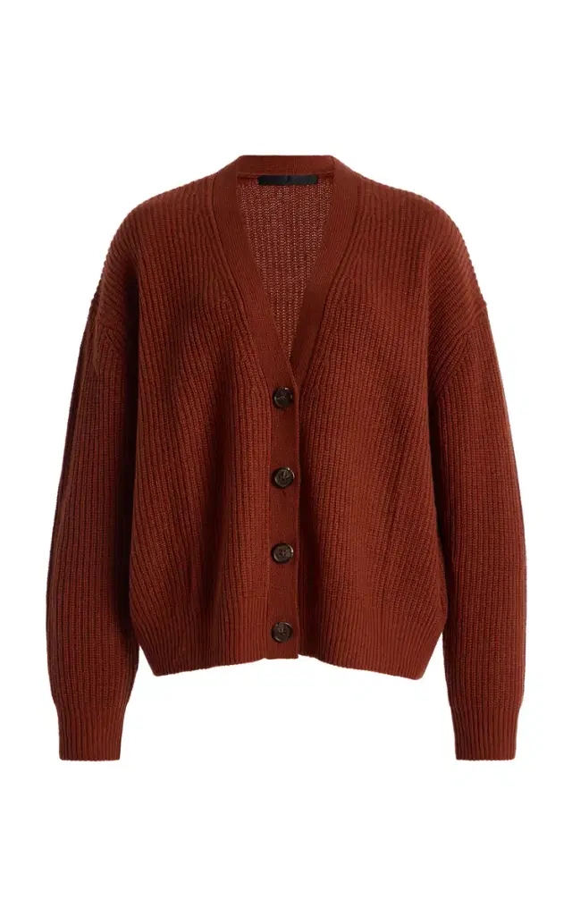 Cropped Cashmere Cocoon Cardigan