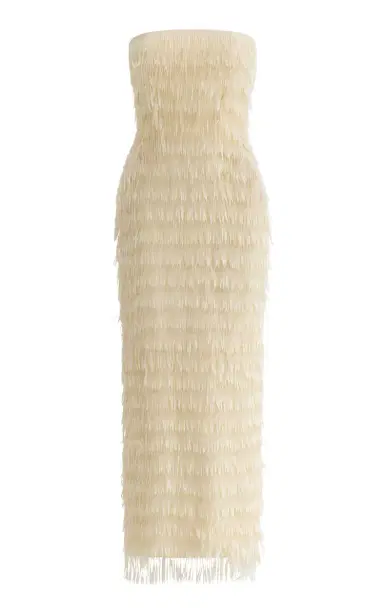 Maticevski Marigold Fringed Midi Dress | Thumbnail 1 Maticevski Marigold Fringed Midi Dress | Thumbnail 1