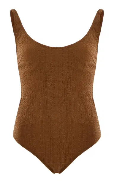 Lisa Marie Fernandez Marilyn Seersucker One-Piece Swimsuit | Thumbnail 6