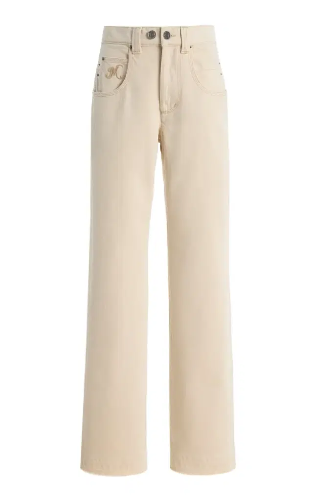 Jeyda Rigid Mid-Rise Straight-Leg Jeans